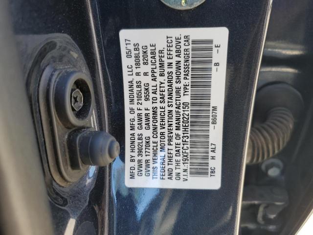 Photo 12 VIN: 19XFC1F31HE022150 - HONDA CIVIC 