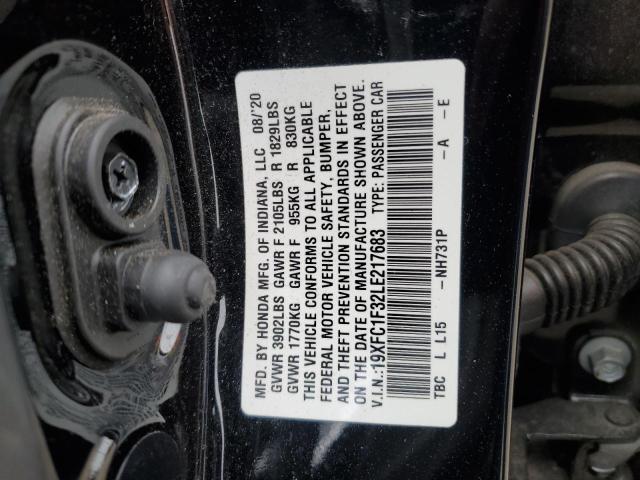 Photo 12 VIN: 19XFC1F32LE217683 - HONDA CIVIC EX 