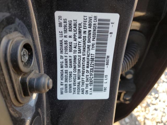 Photo 11 VIN: 19XFC1F33LE216817 - HONDA CIVIC SEDA 