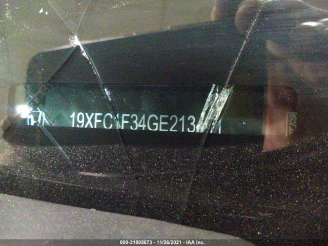 Photo 8 VIN: 19XFC1F34GE213401 - HONDA CIVIC SEDAN 