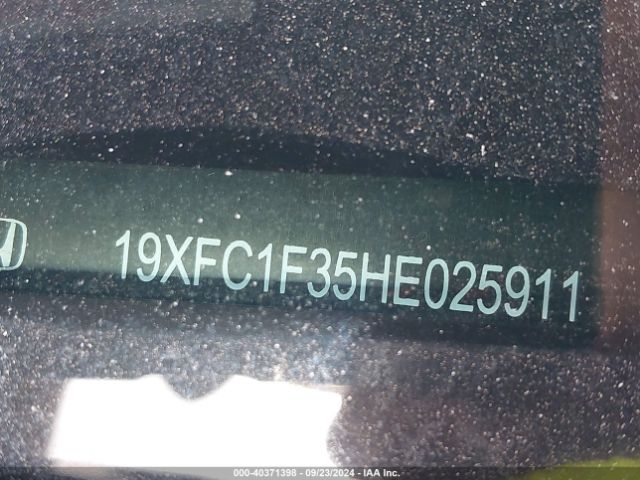 Photo 8 VIN: 19XFC1F35HE025911 - HONDA CIVIC 