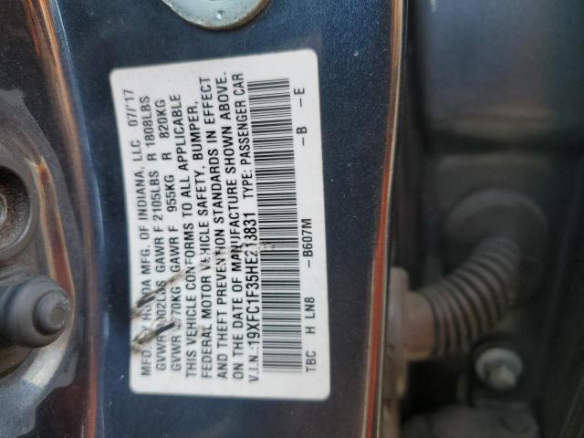 Photo 11 VIN: 19XFC1F35HE213831 - HONDA CIVIC 