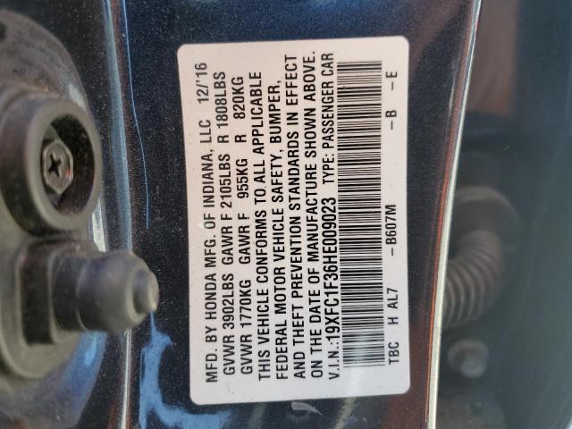 Photo 12 VIN: 19XFC1F36HE009023 - HONDA CIVIC 