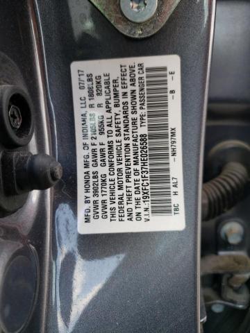 Photo 9 VIN: 19XFC1F37HE026588 - HONDA CIVIC EX 