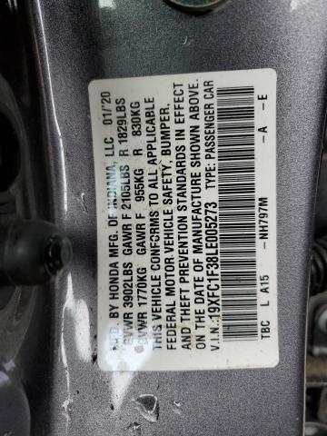 Photo 9 VIN: 19XFC1F38LE005273 - HONDA CIVIC EX 