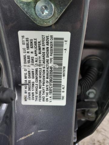 Photo 12 VIN: 19XFC1F39GE035646 - HONDA CIVIC EX 