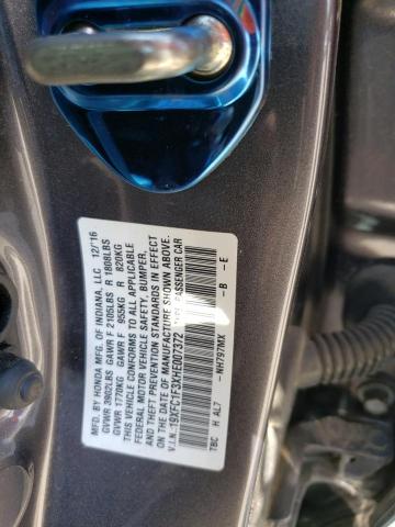 Photo 9 VIN: 19XFC1F3XHE007372 - HONDA CIVIC EX 