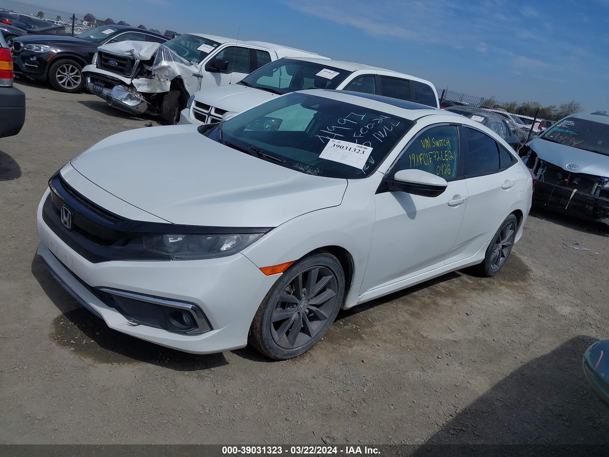 Photo 1 VIN: 19XFC1F72LE210428 - HONDA CIVIC 