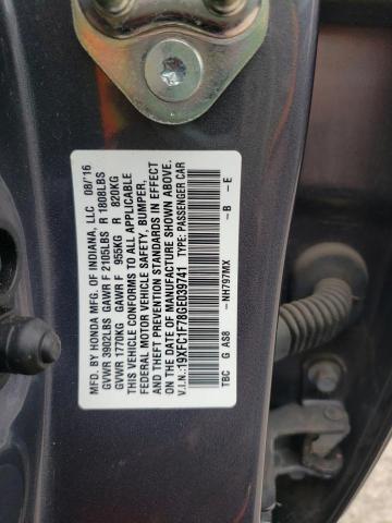 Photo 9 VIN: 19XFC1F78GE039741 - HONDA CIVIC EXL 