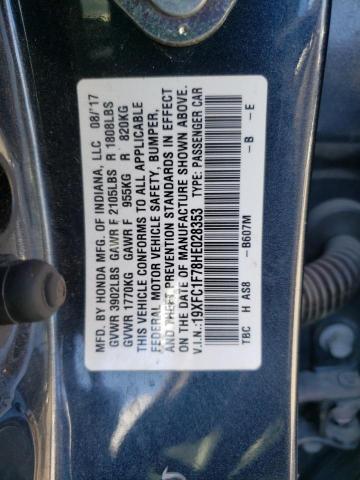 Photo 11 VIN: 19XFC1F78HE028353 - HONDA CIVIC EXL 