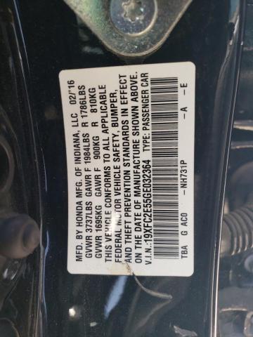 Photo 11 VIN: 19XFC2E55GE032364 - HONDA CIVIC LX 