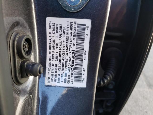 Photo 11 VIN: 19XFC2F51HE203286 - HONDA CIVIC 