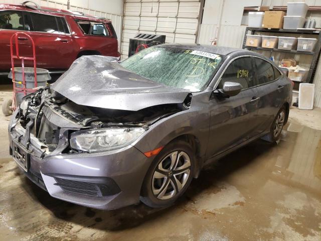 Photo 1 VIN: 19XFC2F52HE077651 - HONDA CIVIC LX 