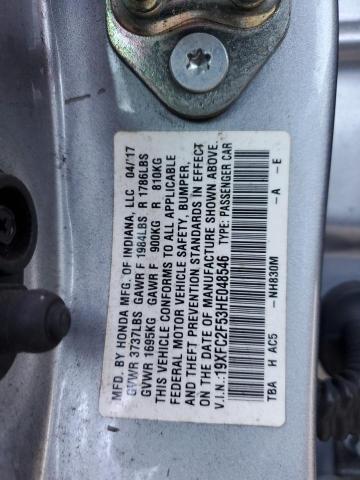 Photo 11 VIN: 19XFC2F53HE048546 - HONDA CIVIC 