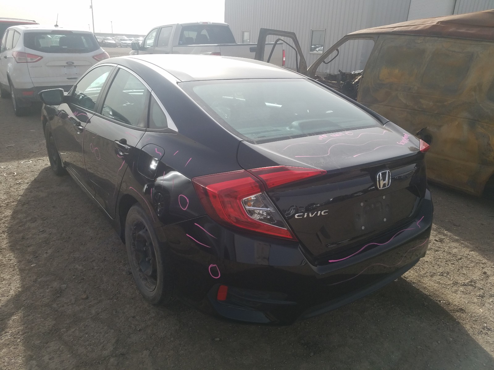 Photo 2 VIN: 19XFC2F54GE044844 - HONDA CIVIC LX 