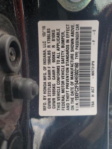 Photo 11 VIN: 19XFC2F54HE002160 - HONDA CIVIC LX 