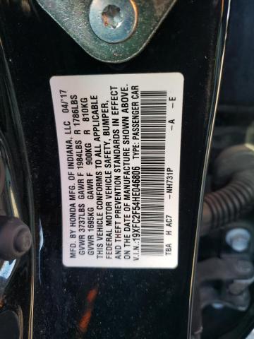 Photo 11 VIN: 19XFC2F54HE046806 - HONDA CIVIC 