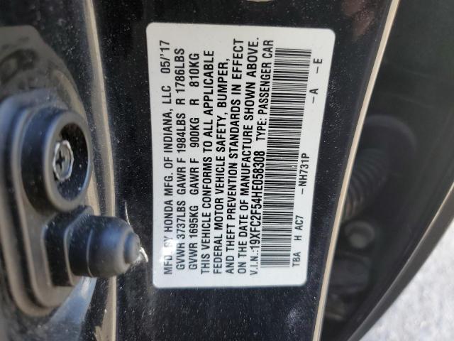 Photo 11 VIN: 19XFC2F54HE058308 - HONDA CIVIC 