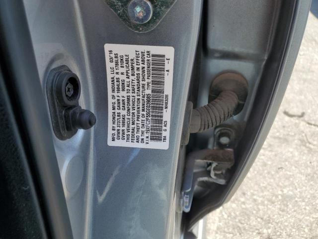 Photo 11 VIN: 19XFC2F55GE039085 - HONDA CIVIC LX 