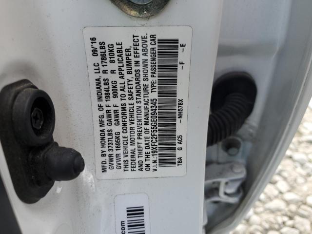 Photo 11 VIN: 19XFC2F55GE094345 - HONDA CIVIC LX 