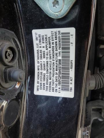 Photo 11 VIN: 19XFC2F55HE073898 - HONDA CIVIC 