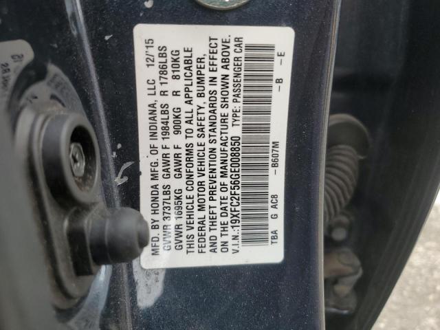 Photo 11 VIN: 19XFC2F56GE008850 - HONDA CIVIC LX 