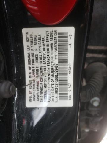 Photo 9 VIN: 19XFC2F56GE029407 - HONDA CIVIC LX 