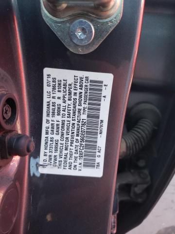 Photo 12 VIN: 19XFC2F56GE077621 - HONDA CIVIC 