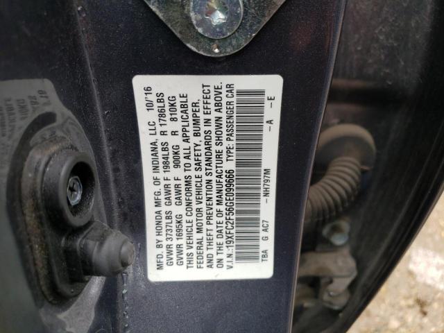 Photo 12 VIN: 19XFC2F56GE099666 - HONDA CIVIC 