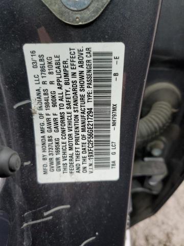 Photo 11 VIN: 19XFC2F56GE217294 - HONDA CIVIC 