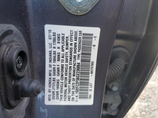 Photo 11 VIN: 19XFC2F56GE236864 - HONDA CIVIC LX 