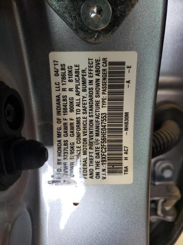 Photo 11 VIN: 19XFC2F56HE047553 - HONDA CIVIC 