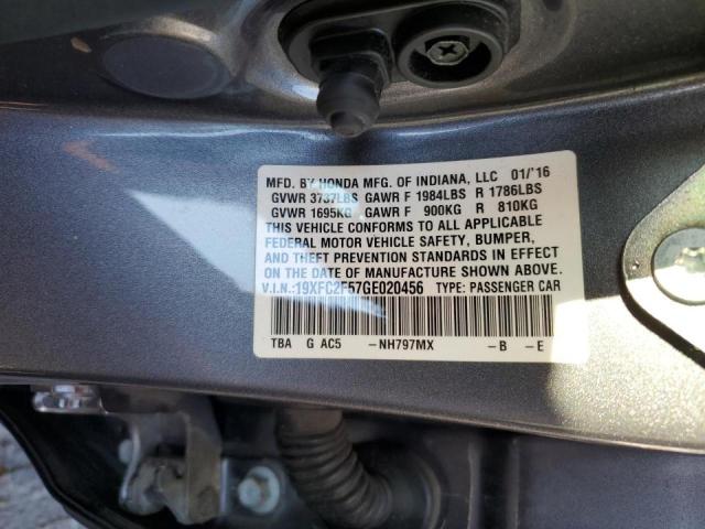 Photo 11 VIN: 19XFC2F57GE020456 - HONDA CIVIC LX 