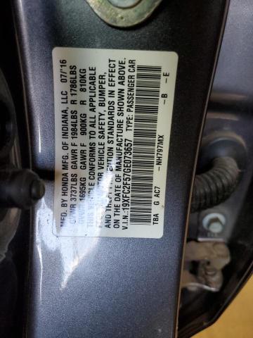 Photo 12 VIN: 19XFC2F57GE073657 - HONDA CIVIC LX 