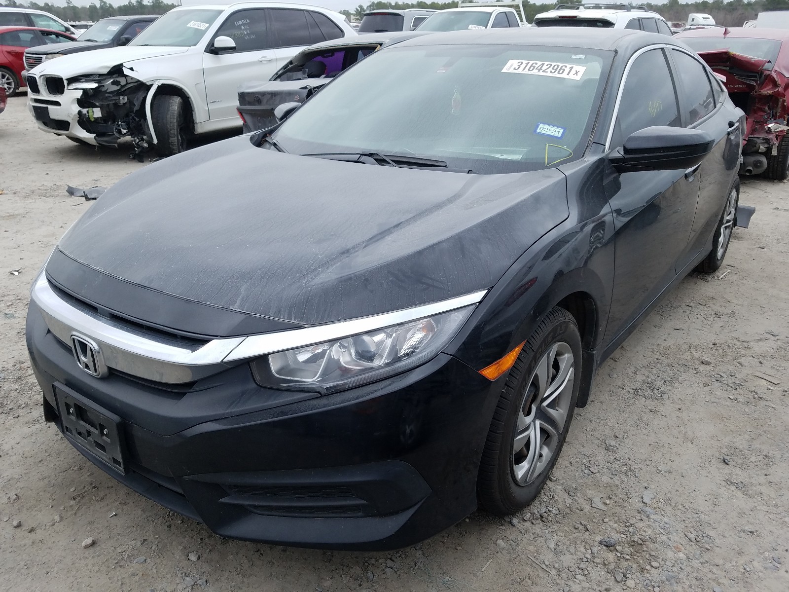 Photo 1 VIN: 19XFC2F57HE012259 - HONDA CIVIC LX 