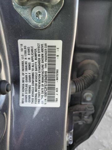 Photo 11 VIN: 19XFC2F57JE042819 - HONDA CIVIC 