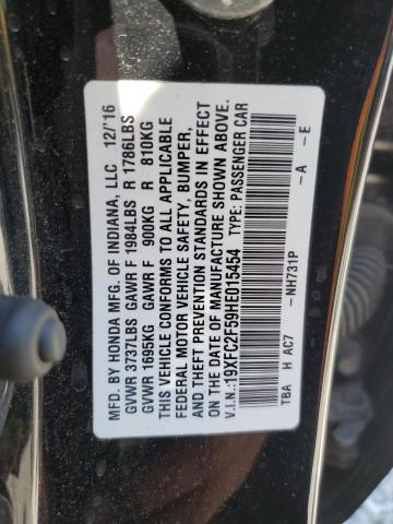 Photo 11 VIN: 19XFC2F59HE015454 - HONDA CIVIC LX 