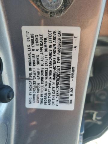 Photo 11 VIN: 19XFC2F5XHE023501 - HONDA CIVIC LX 