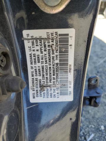 Photo 12 VIN: 19XFC2F5XHE205246 - HONDA CIVIC LX 