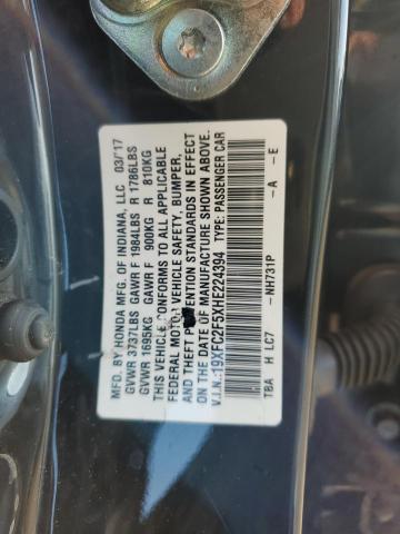 Photo 11 VIN: 19XFC2F5XHE224394 - HONDA CIVIC 