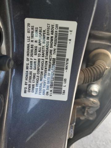 Photo 11 VIN: 19XFC2F62LE209468 - HONDA CIVIC LX 