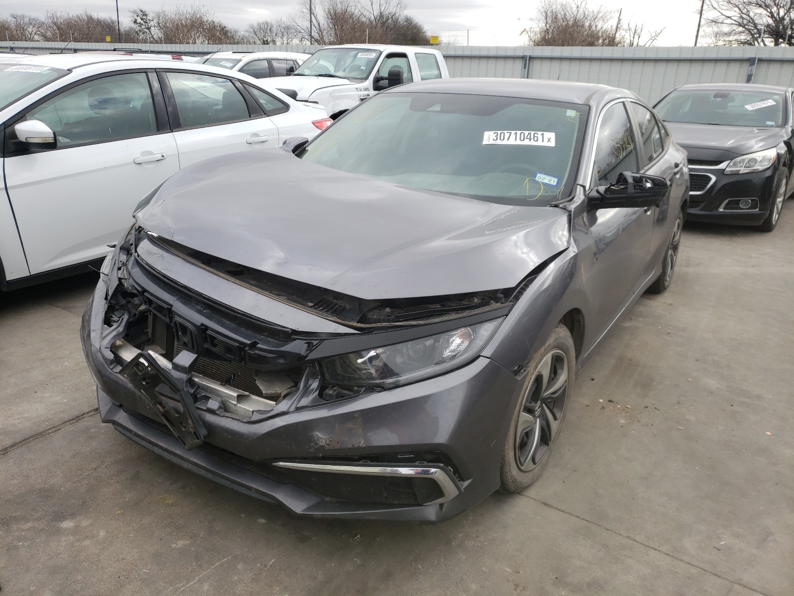 Photo 1 VIN: 19XFC2F65KE013068 - HONDA CIVIC LX 