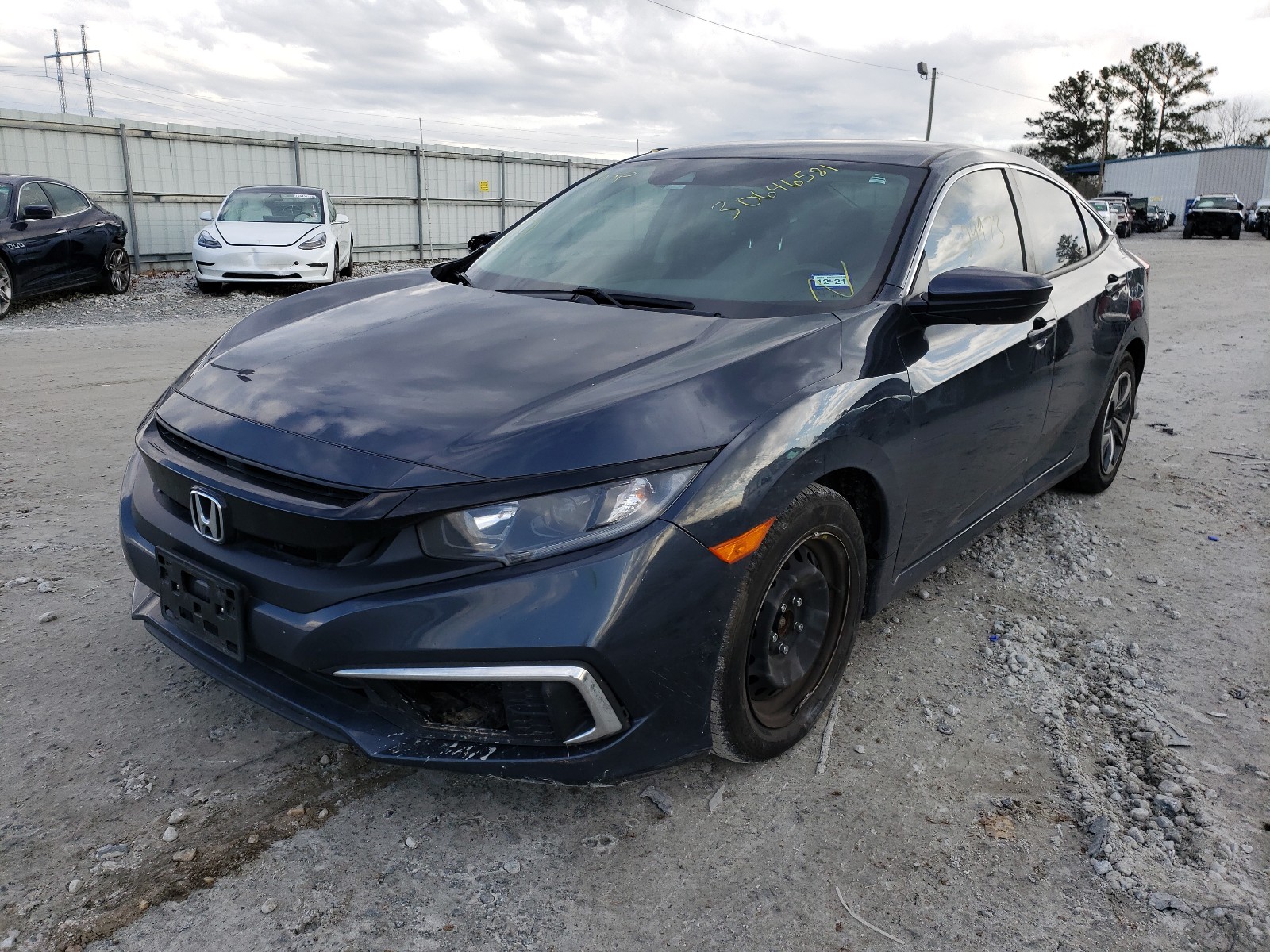 Photo 1 VIN: 19XFC2F66KE001771 - HONDA CIVIC LX 