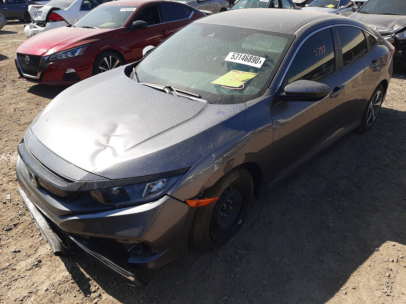 Photo 1 VIN: 19XFC2F6XLE004710 - HONDA CIVIC LX 