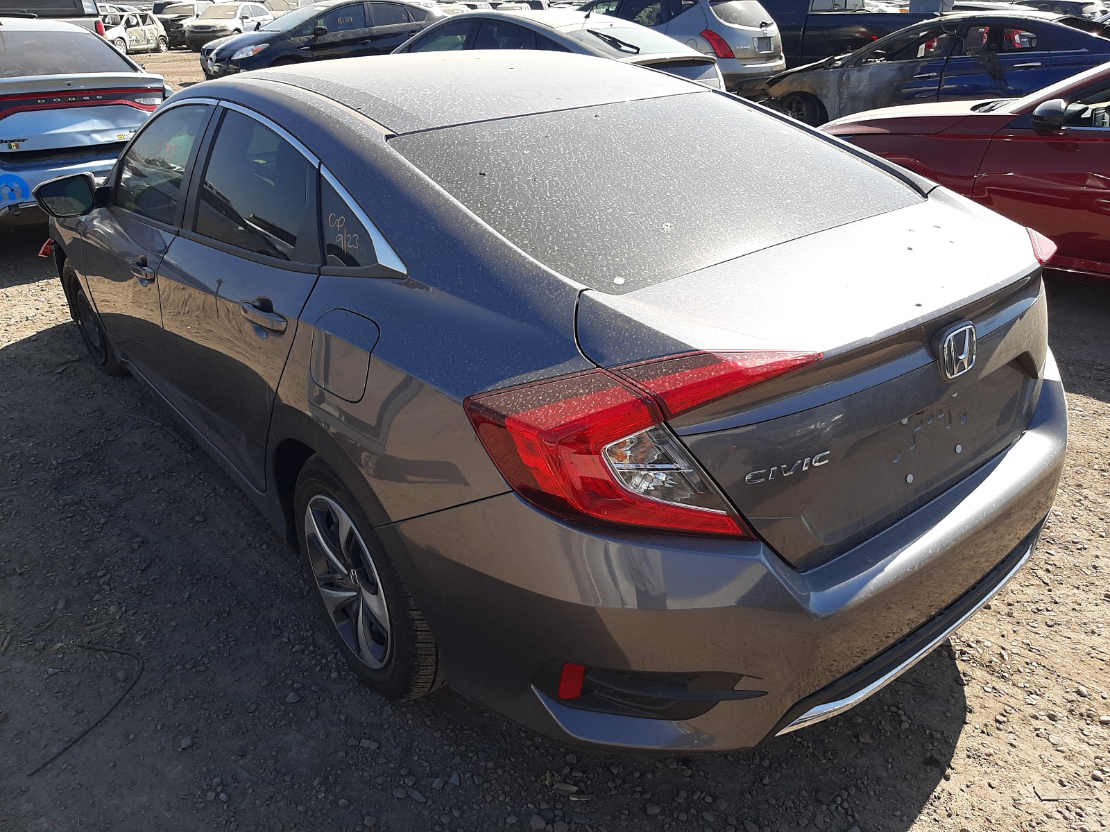 Photo 2 VIN: 19XFC2F6XLE004710 - HONDA CIVIC LX 