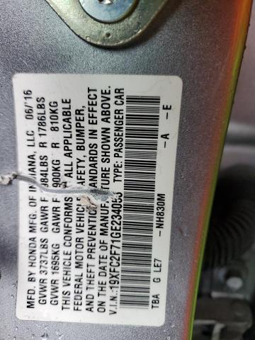 Photo 11 VIN: 19XFC2F71GE234053 - HONDA CIVIC 