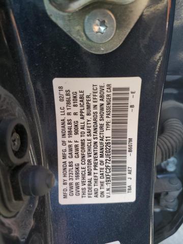 Photo 11 VIN: 19XFC2F72JE022611 - HONDA CIVIC 