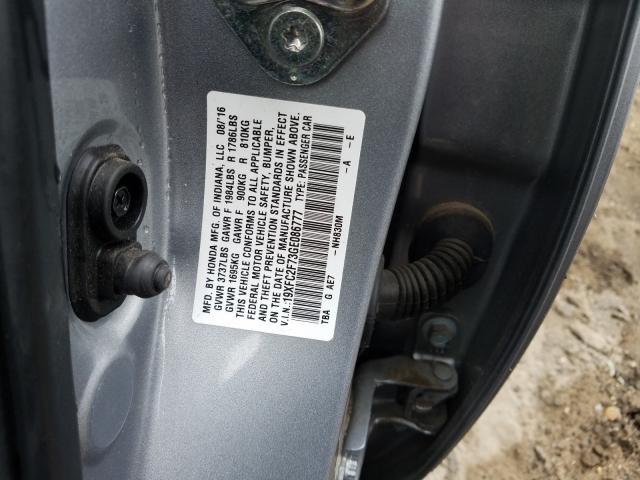 Photo 9 VIN: 19XFC2F73GE086777 - HONDA CIVIC EX 