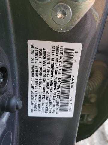 Photo 11 VIN: 19XFC2F73JE040941 - HONDA CIVIC 