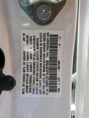 Photo 11 VIN: 19XFC2F74JE207856 - HONDA CIVIC 